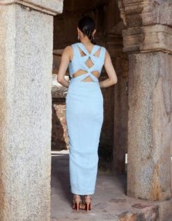 Baby Blue Vevila Gown -Charmers Shop friw9b