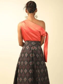 Salmon Pink Tie Top 13 Salmon Pink Tie Top -Charmers Shop gwo2318b 1