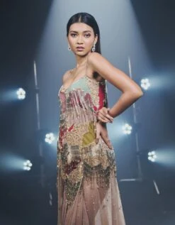 Hayat Gown In Ash Rose