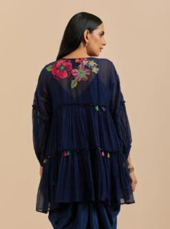 Marigold Embroidered Tier Top -Charmers Shop hfcrm023b