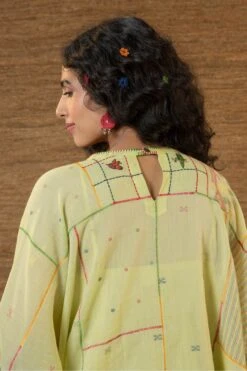 Green Paakhi Kimono Top -Charmers Shop j2220b5