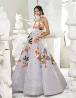 Kaniya Gown In Powder Blue -Charmers Shop kaniyapowderblue3