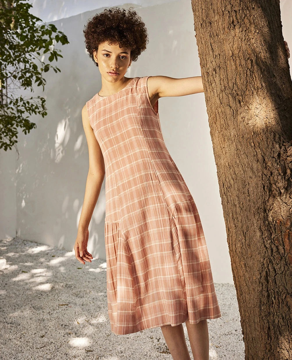 Peach Cozy Shade Dress 5 Peach Cozy Shade Dress - Image 3