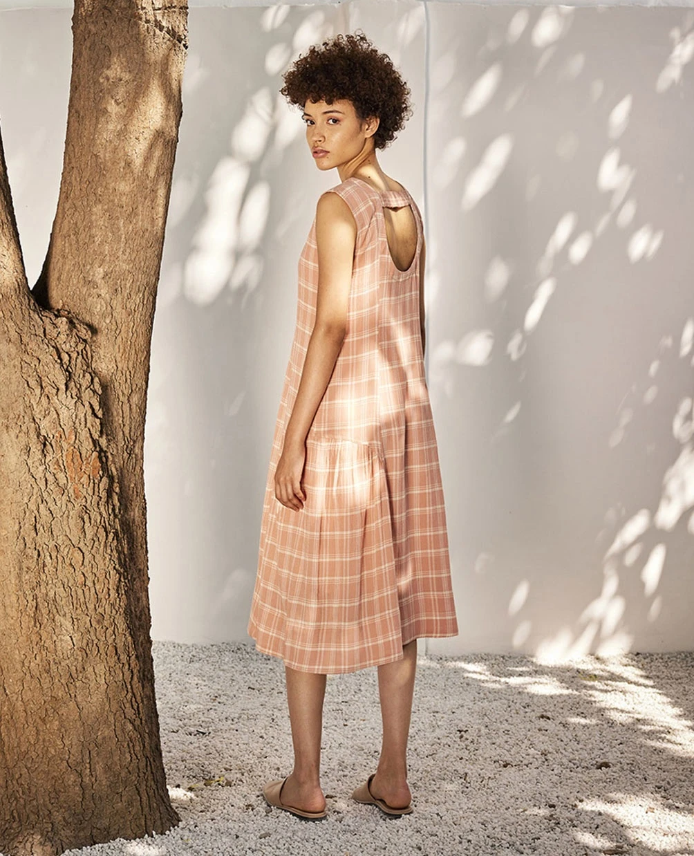 Peach Cozy Shade Dress 7 Peach Cozy Shade Dress - Image 5