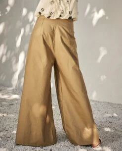 Khaki Antique Hope Trousers -Charmers Shop kw7385