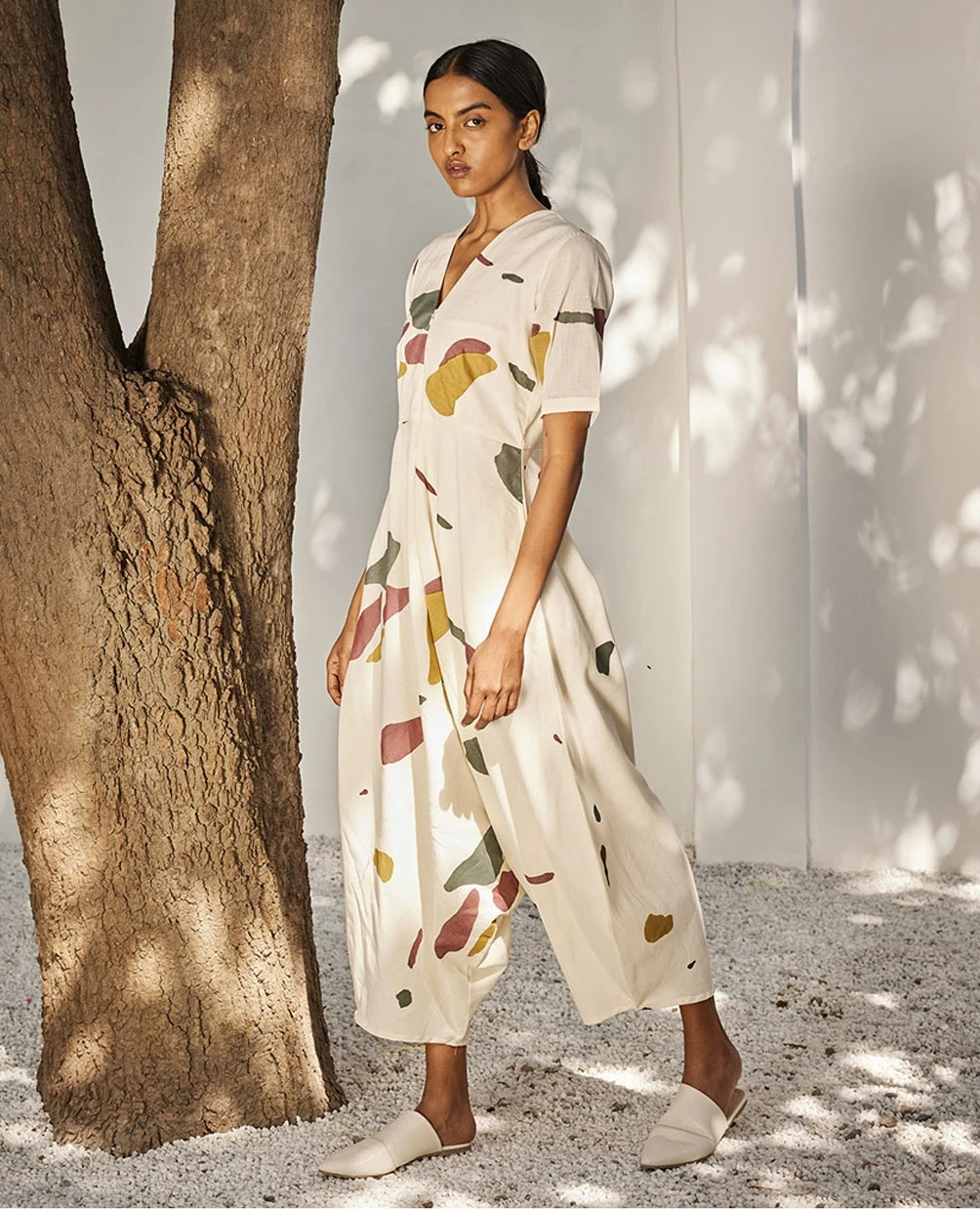 Ecru Time Lapse Jumpsuit 4 Ecru Time Lapse Jumpsuit - Image 2