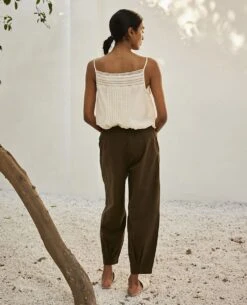 Olive Green Olive Dreams Trouser -Charmers Shop kw767b