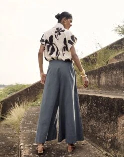 Blue Blue Tail Trouser -Charmers Shop kw879b