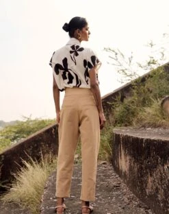 Beige Remi Trouser -Charmers Shop kw880b