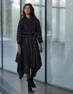 Black Hankerchief Dress