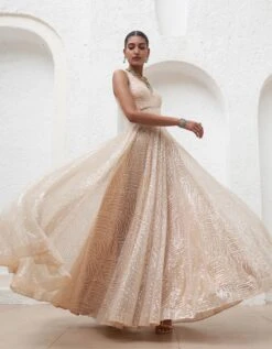 Nude Dabiri Gown -Charmers Shop mmbc239162