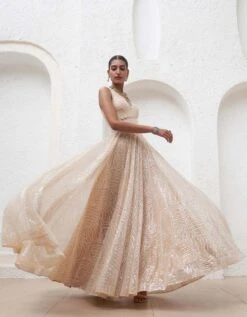 Nude Dabiri Gown -Charmers Shop mmbc239163