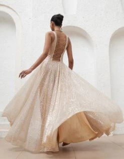 Nude Dabiri Gown -Charmers Shop mmbc23916b