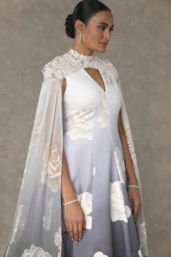 Monochrome Gulaab Gown Set -Charmers Shop msb23107tc 6