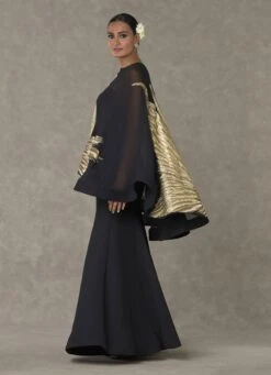 Black SonChidiya Cape Set -Charmers Shop msb231104