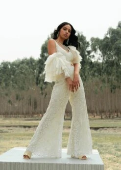 Ivory Floral Agnes Jumpsuit