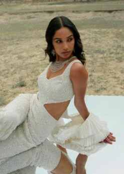 Ivory Floral Agnes Jumpsuit -Charmers Shop msv066jb