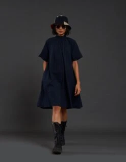 Navy Blue Tora Dress
