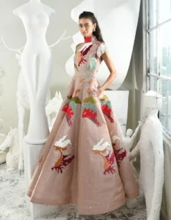 Noya Gown In Ash Rose