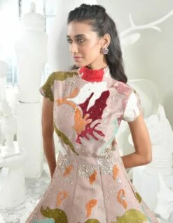 Noya Gown In Ash Rose -Charmers Shop noyaashroseb