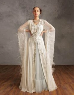 Ivory Izabella Jacket & Skirt Set