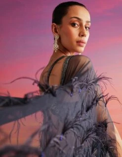 Navy Blue Jimena Gown -Charmers Shop nss55825