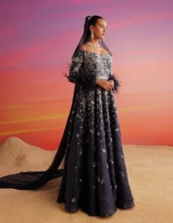 Navy Blue Luciana Dress