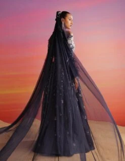 Navy Blue Luciana Dress -Charmers Shop nss5632navyb