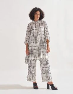 Black And White Nuno Trouser