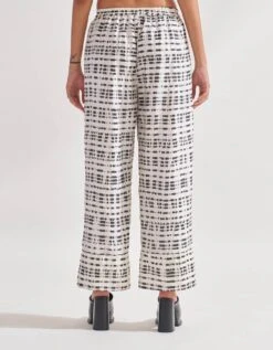 Black And White Nuno Trouser -Charmers Shop nunob