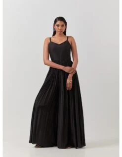 Yellow & Black Jumpsuit Set -Charmers Shop rjs6345