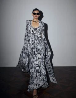 Dark Safari Print 'Anna' Dress