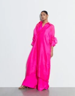 Hot Pink Noir Jumpsuit With Moulin Shirt -Charmers Shop rkcu23103 1