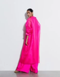 Hot Pink Noir Jumpsuit With Moulin Shirt -Charmers Shop rkcu2310b 1