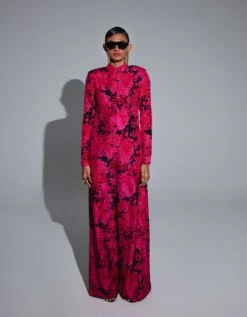 J103 Pink And Black 'Noir' 2.0 Jumpsuit