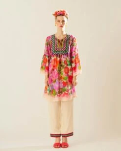 Coral Eden Pankti Top