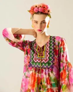 Coral Eden Pankti Top -Charmers Shop rr236963