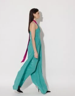 Teal Green Julia Jumpsuit -Charmers Shop rst373