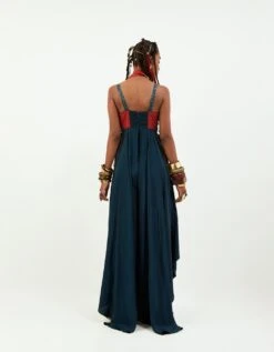 Deep Teal Ruhani Jumpsuit -Charmers Shop rt23amjs2b