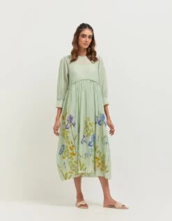 Aqua Karla Iris Garden Dress 9 Aqua Karla Iris Garden Dress -Charmers Shop saivr009bloomaq3