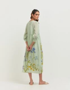 Aqua Karla Iris Garden Dress 11 Aqua Karla Iris Garden Dress -Charmers Shop saivr009bloomaqb