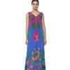 Electric Blue Royal Paisely Jupmsuit -Charmers Shop sbdf0491