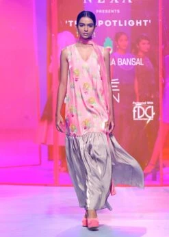 Embellished Flounce Dress With Tier -Charmers Shop sbsh0093