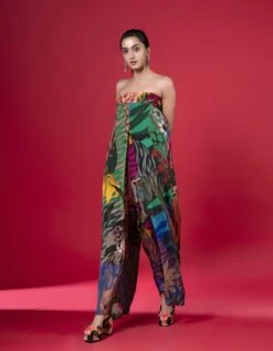 Juniper Print Jumpsuit -Charmers Shop sbtsl0152