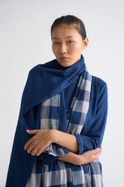 Navy Yoke Dress Co-Ord Set -Charmers Shop set173