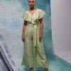 Pistachio Frill Jumpsuit -Charmers Shop sk5481 1