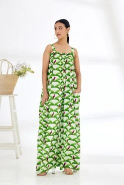 Off-White Parakeet Print Jumpsuit