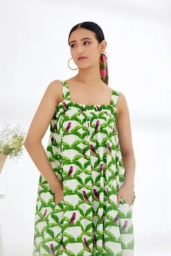 Off-White Parakeet Print Jumpsuit -Charmers Shop ss23nk824