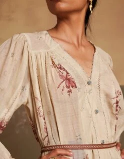 Peony Print Sally Top -Charmers Shop ss24saltpny3