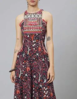 Concrete Jungle Print Print Yoke Style Jumpsuit -Charmers Shop svass23k31d6